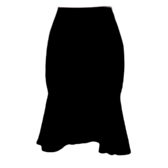 The Limited Black Collection Hi Lo Tulip Ruffle Midi Skirt, size 2 - Picture 3 of 3